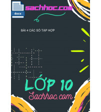 Bài 4 các số tập hợp