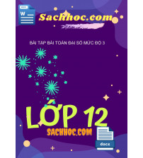 Bài tập bài Toán đại số mức độ 3