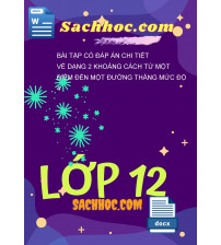 Bài tập có đáp án chi tiết về dạng 2 khoảng cách từ một điểm đến một đường thẳng mức độ 4