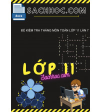 Đề kiểm tra tháng môn toán lớp 11 lần 7