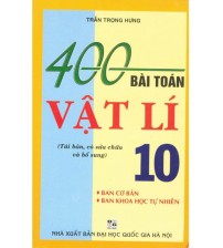 400 bài toán vật lý 10 - Trần Trọng Hưng