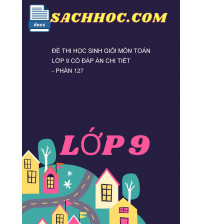 Đề thi học sinh giỏi môn Toán lớp 9 có đáp án chi tiết - Phần 127