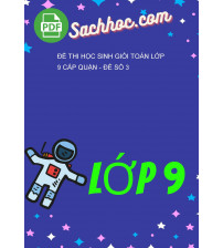 Đề thi học sinh giỏi Toán lớp 9 cấp quận - Đề số 3