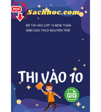 Đề thi vào lớp 10 môn Toán năm 2020 THCS Nguyễn Trãi