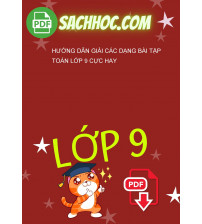 Hướng dẫn giải các dạng bài tập Toán lớp 9 cực hay