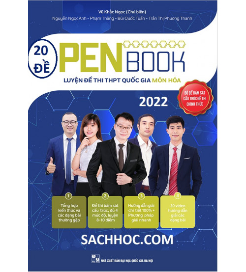Penbook - 20 đề thi thử THPT Quốc Gia Môn Hóa Năm 2022