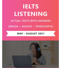 IELTS listening actual tests with answers may - august 2021