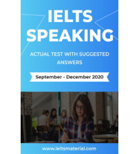 IELTS Speaking Actual Tests 2020 (Sep - Dec)