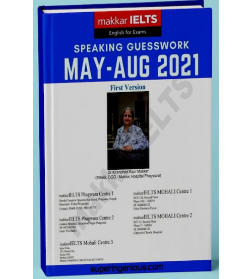 IELTS Speaking Guesswork. May - August 2021 Final Version