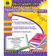 Daily warm-ups nonfiction reading grade 6 pdf
