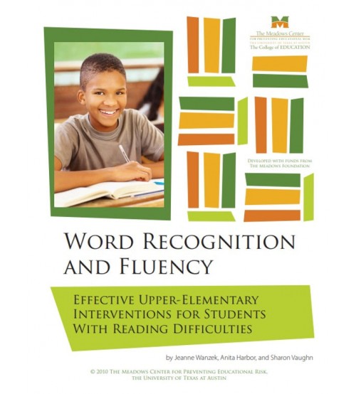 Word Recognition and Fluency