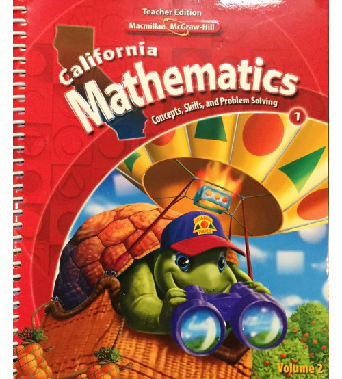 Trọn bộ sách toán mỹ California Mathematics Grade 1,2,3,4,5,6,7