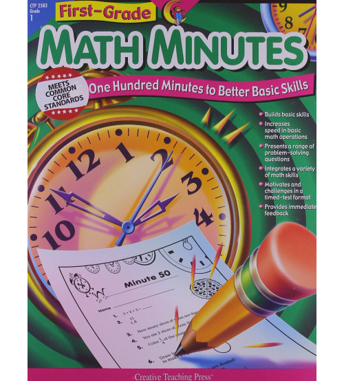 Trọn bộ sách First-Grade Math Minutes 1,2,3,4,5,6