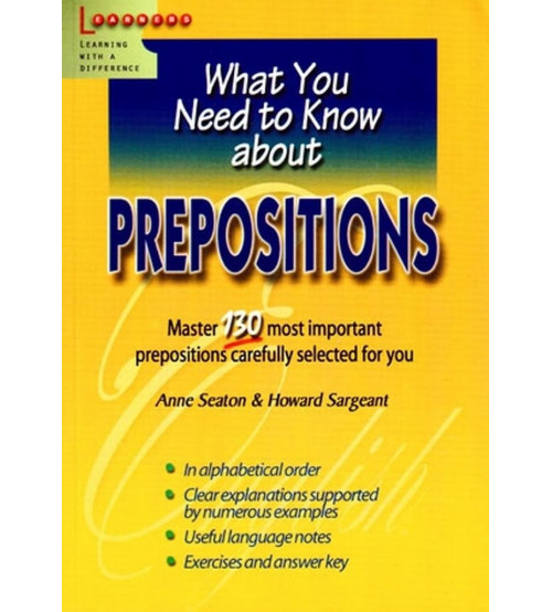 What You Need to Know about Preposition