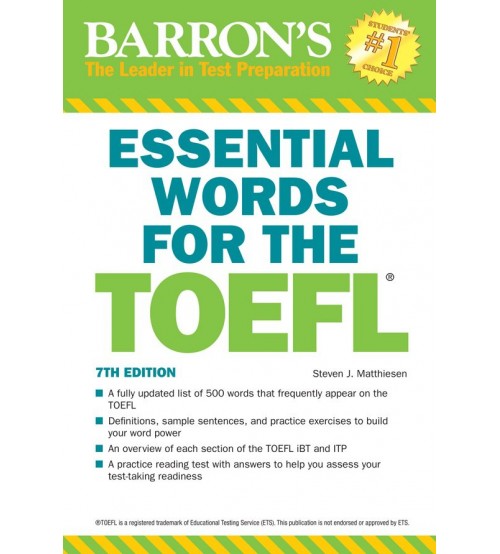 Essential Words for the TOEFL, Edition 2018
