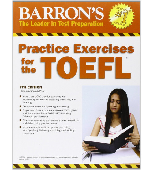 Barron's practice exercises for the TOEFL 7th Edition (ebook+audio)