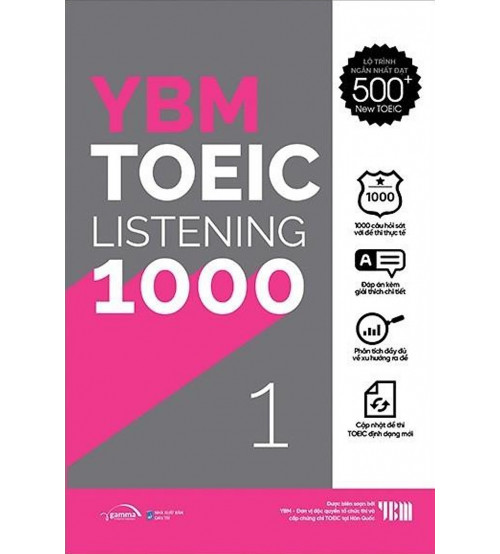 Trọn bộ sách YBM Toeic 1000 Vol 1 (ebook+audio)
