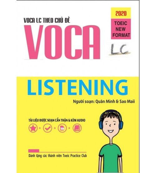 Voca toeic listening từ vựng theo chủ đề format 2020 (ebook+audio)