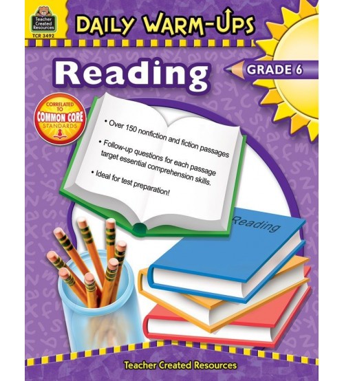 Daily warm-ups reading grade 6 pdf