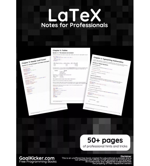 LaTeX Notes for Professionals