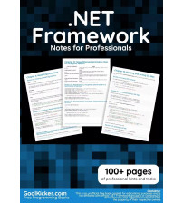 NET Framework Notes for Professionals
