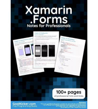Xamarin Forms Notes for Professionals