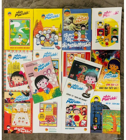 Trọn bộ 15 tập truyện tranh nhóc Maruko